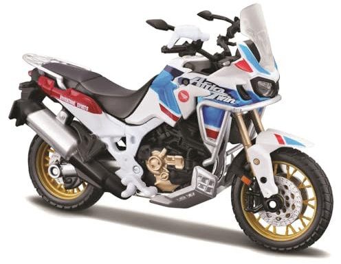 Bburago B18-51082 Honda Africa Twin Adventure, Modelli e Colori Assortiti, Scala 1:18
