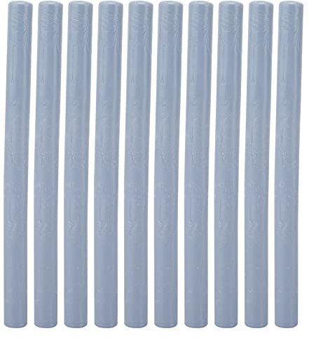 Tissting 10 Stück Siegellackstifte, mehrfarbige Klebepistole Siegellackstreifen für Karten Umschläge Hochzeitseinladungen Weinpakete DIY Handwerk(Dunstblau)