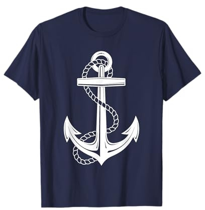 Matrosenkostüm Anker Matrose Kostüm Herren Damen Kinder T-Shirt