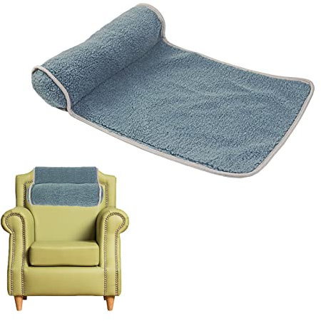 Xikangshun 55×35cm Neck Pillow for Recliner Head Pillow, Hanging Recliner Neck and Head Pillow, Large Neck Roll Recliner Head Travel Pillow for Car/outdoor Chair and Sofa (Blue, 1Pack)