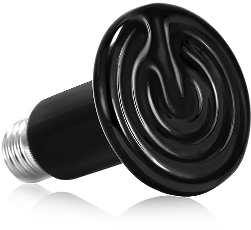 NEPTONION Keramik-Wärmestrahler – 100 W Reptilien-Wärmelampe, keine Glühlampe, zuverlässige und sichere Wärmelampe für Reptilien und Amphibien