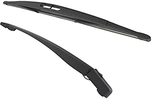 HBZYD Heckscheibe Scheibenwischer Arm & Blatt,Passt für OPEL Corsa C 2000-2005 410mm Hinten Wischerarm Scheibenwischer Set