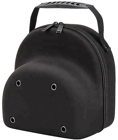 Atyhao Schutzhelmetui, Kratzfestes Hutetui mit Großem Fassungsvermögen, Tragbare Huthaltertasche für die Aufbewahrung zu Hause auf Reisen (Schwarz)