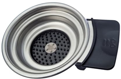 Porte-dosette HD5015 pour 2 tasses pour machines à café compatible avec Philips Senseo Quadrante, Latte Select, Latte Duo, Cappuccino Select, Twist, Viva Café