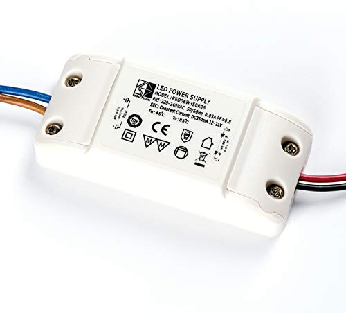KEGU LED Driver KED06W350R06 6W 350mA 6-14V Driver Transformador Transformador Blanco