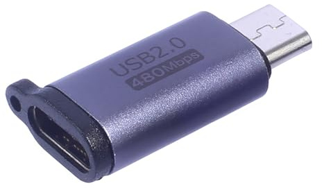 Limtula Práctico adaptador USB C a micro USB C hembra a micro USB macho para dispositivos móviles para viajes, uso diario, transmisión