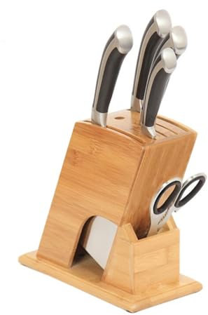 Garneck Blocco Porta In Legno Porta Universali Senza Piano Di Lavoro Blocco Da Macellaio Porta Multifunzionale Porta Supporto Per