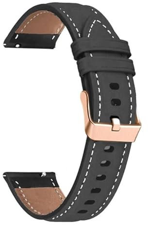 FKMBD 18 mm Lederarmband für Huawei Watch GT 4 41 mm Smartwatch-Armband für Huawei Watch GT4 41 mm Armband Correa Watchbands, For Vivoactive 3S 4S, Achat