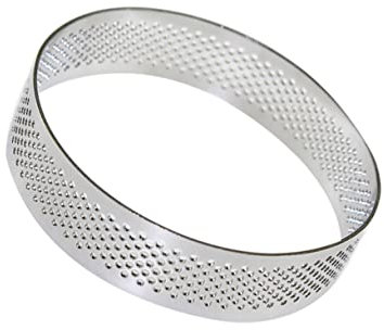 Alipis Molde Redondo De Acero Inoxidable Tarta Anillo Agujero Para Repostería Herramienta De Cocina Para Mousse y Tartas
