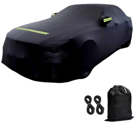 Autoabdeckung Vollgarage 530 x 200 x 150 cm Extra große Auto Abdeckplane Wasserdicht und staubdicht Autohülle Autoplane UV-Schutz Car Cover für Winter und Sommer