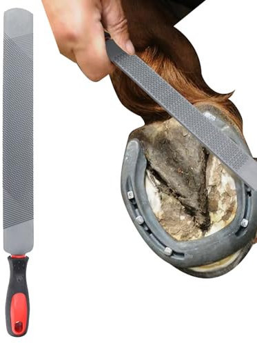 Escofina para herraduras y cascos de caballos Escofina para cascos de caballos de doble cara | de herrador, escofina de cabra, para cascos de cerdo para cascos de caballo/cabra/m