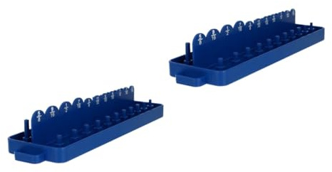 Ciieeo 2 Stück Inserting Socket Rack für Maulschlüssel Robuster Werkzeughalter aus Material mit Großer Lagerkapazität für Effiziente Aufbewahrung und Schnellen Zugriff Ihre Stecknüsse