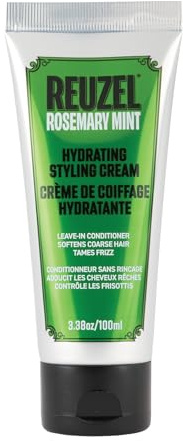 Reuzel Feuchtigkeitsspendende Stylingcreme für Männer – Leichte Leave-in-Creme für flexiblen Halt, Frizz-Kontrolle, Feuchtigkeit, nicht fettendes Finish, für alle Haartypen, 100ml / 3,38oz
