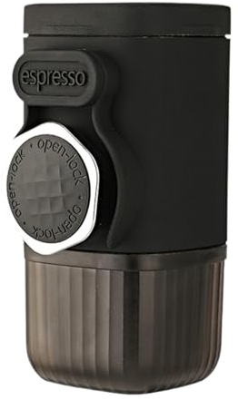 Cafetera Eléctrica Portátil,Máquina de Café de Viaje | Molino Manual con Presión para Hogar Cocina Coche Exterior Camping