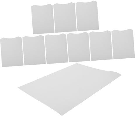 TOYANDONA 10 Stück Hemd Packeinlage Faltbrett aus Papier für Hemden und T-Shirts Wäsche Zusammenleghilfe zur Sicheren Verpackung