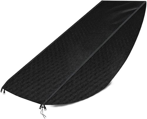 Daaxing Copertura completa per mobili da giardino, coperture per sedie a sdraio, 420D Oxford impermeabile, antipolvere, misura 155 x 65 x 95 cm (nero)