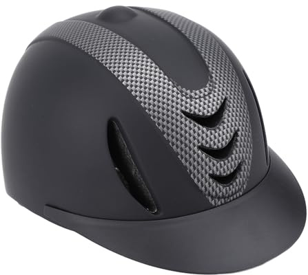 Keenso Casque équestre pour Enfants, Casque D'équitation Léger et Respirant de Taille Réglable pour Enfants en Bas âge (M)