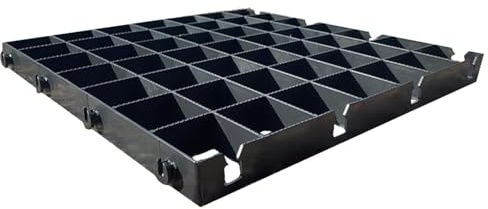 Eco Deck Garden Shed Base - Eco Friendly Base Grid - Reinforced Gravel Grids - with Included Membrane (8x4 Feet)