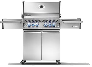 Napoleon PRO500RSIBNSS-3 Prestige PRO 500 RSIB Natural Gas Grill, sq.in, Stainless Steel