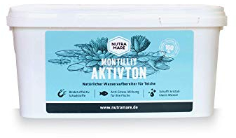 Nutramare Montillit Aktivton 1,2kg | Natürlicher Teich-Wasseraufbereiter für klares Teichwasser, Teichklar Teichreiniger