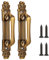2 unids/set tirador de puerta de armario de estilo europeo, herrajes antiguos de aleación de zinc para armarios de cocina y baño, armario