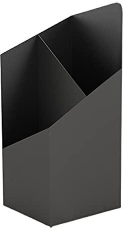 Paragüeros WXYZ Soporte de Paraguas de Hierro Forjado de Metal, Paraguas largas y Cortas se almacenan por Separado, con una Bandeja de Goteo Independiente, 25x20x60cm (Color : Black)
