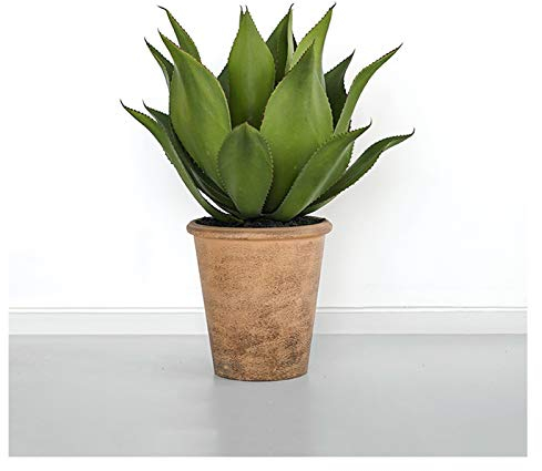 XXXXW Künstliche Blumen Bonsai Künstliche Agave Topf Sukkulente Moderne Indoor Greenery Home Decor Gefälschte Pflanzen in Töpfen for Zuhause, Büro - 2.1 Fuß Künstliche Pflanzen