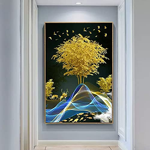 Diamant Painting Nummer Kit große Größe Geldbaum DIY 5D Diamant Malerei Kit Erwachsene/kinder Vollbohrer Crystal Strass Stickerei Bilder Kreuzstich Handwerk Wall Decor Gemälde 40x80cm