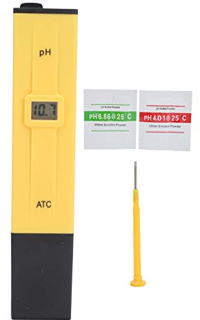 Testeur de PH, PH-107 Compteur d'acidité de l'eau Stylo testeur de PH Testeur numérique de qualité de l'eau 0,0-14,0 pH