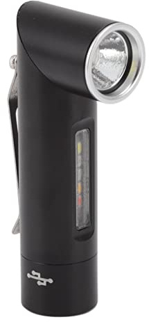 Torce elettriche, 500LM 90 Gradi Mini torce a LED 11 modalità Torcia Tascabile Luminosa Ricarica USB, torce Impermeabili IPX5 in Lega di Alluminio per Campeggio attività all'aperto