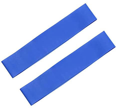 Sosoport 2 Pièces Bandes Élastiques en Silicone pour Chaise D'garçon et Filles, Résistantes et Pliables, Accessoires de Yoga Pratiques pour Salle de Classe, Couleur Bleu
