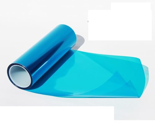 Auto Scheinwerfer Tönungsfolie, KACEPAR Chameleon Vinyl Wrap Auto Schutzfolie für Scheinwerfer Rücklicht Nebelscheinwerfer, Farbwechsel Licht Aufkleber, Blau - 30cm x 100cm