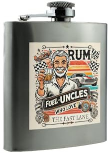 Fast Lane Flasque sur le thème du rhum Uncle (hip-ds23-foelunclerg)