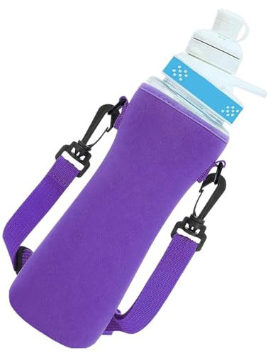 Neopren-Glas-Wasserflaschenhüllen, Neopren-Flaschenhülle,Wasserflaschenhalter-Tasche - Tragbarer, mit Neopren isolierter Wasserflaschenkühler, ergonomischer Wasserflaschentaschenträger, isolierter Fla