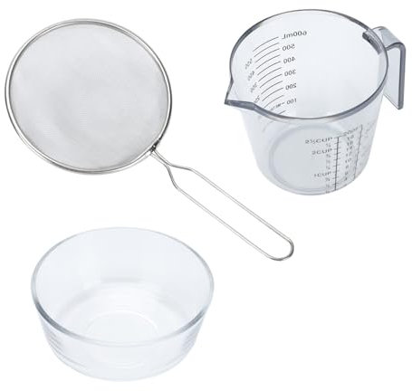 ABOOFAN Juego de Coladores de Alimentos 1 Juego de de Harina de Acero Inoxidable Espumaderas Versátiles para Cocinar Freír Y Cocinar en Ollas Calientes
