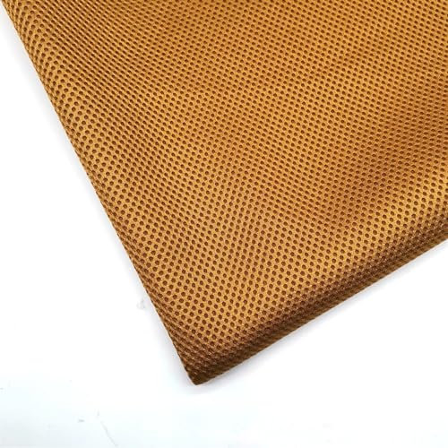 FBANULPEX Tela de Malla para Altavoces，Tela Antipolvo Rejilla de Altavoz, Tela de Malla for Altavoz(Brown,50cm 150cm)