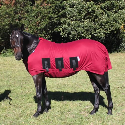 Winterdecke für Pferd und Pony | Abschwitzdecke mit vollem Bauchschutz und XL-Schweifschutz | Qualität von Snuggy Hoods | Effektiver Wetterschutz | 3 Farben, 11 Größen