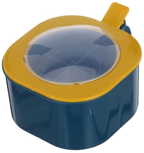 UTHCLO Boîte à Assaisonnements Avec Couvercle De Compartiments Pour Sel Épices Récipient De Rangement Pratique Pour Cuisine Avec Cuillères Incluses