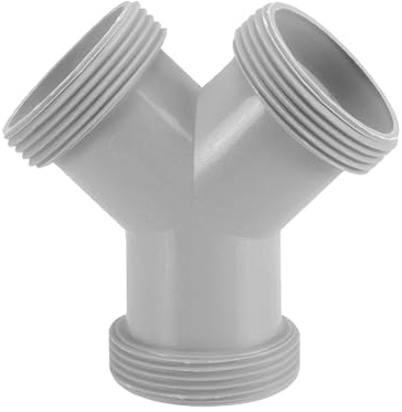 Qrity 1 Pezzi Adattatore per Tubo di Scarico del Lavandino, Raccordo Partitore a Y in Plastica, Raccordi per Tubazioni per Lavello da Cucina