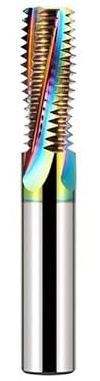 1pc 4-16mm Thread Milling Cutter Solid Carbide Full Tooth Nano Coated CNC M2.5 M3 M4 M5 M6 M8 M10 M12 M14 M16 M20 M30 Thread Mill Aluminum(For Aluminum,M18X2.5XD14)
