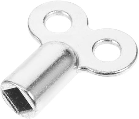 BUGUUYO Clé De Purge Air Pour Radiateur Domestique Outil De Plomberie Clé De Vanne De Radiateur Pour Chasse Eau Chaude Métal Facile à Utiliser