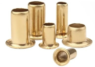 Hollow Rivets,150pcs Brass Tubular Rivets Double-Sided Circuit Board PCB Nails Copper Hollow Rivet Nuts M0.9 M1.3 M1.5 M2 M3 M4 M5 M6(4mm,M2.5)(8mm,M2.3)