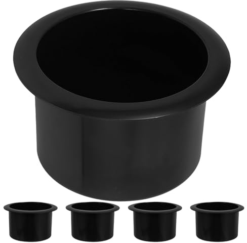 DIYEAH 5 Piezas Portavasos para Sofá de Plástico Soporte para Bebidas Coche Barco RV Mesa de Póker Insertos de Repuesto para Reposabrazos y Sillones Reclinables