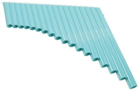 Mini flauta de Pan portátil Flauta de Pan for principiantes, 1 Juego llave C, 18, for enseñanza escolar, instrumento musical, regalo educativo portátil ligero