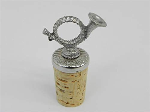 GTK - Geweihe & Trophäen KRUMHOLZ Zierkorken mit Motiv JAGDHORN - Flaschenverschluss
