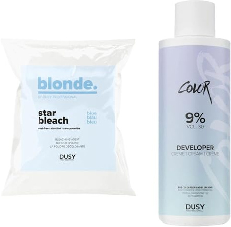 Dusy Professional Creme Oxyd 250ml 9% + Dusy Star Bleach Blondierpulver 100g