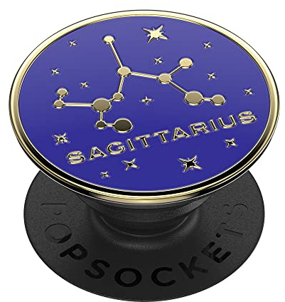PopSockets Phone Grip with Expanding Kickstand, Adhesive Grip, Enamel, Cute Zodiac Sagittarius