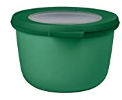 Mepal Multi Bowl Cirqula Round - Mikrowellen Geschir - Geeignet als Luftdichte Aufbewahrungsbox für den Kühlschrank, Mikrowellengeschirr & als Frischhaltedosen - 500 ml - Vivid green