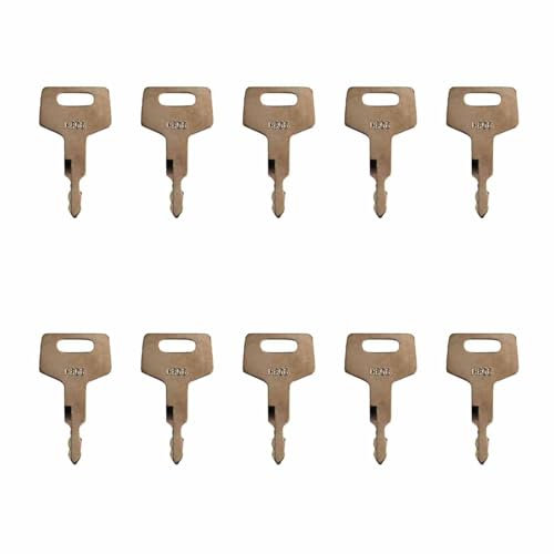 SagaSave 10 piezas de interruptor de encendido para excavadora H806 17001-00019 Llave para Takeuchi