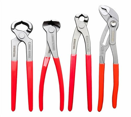 4 st ändavbitartång, avbitartång, fina ändfräsar precisionstrådsskärare, nagelborttagningsverktyg, klipptång, trim-dragare, katter tass nageldragare, för klipptrådar dragspikar